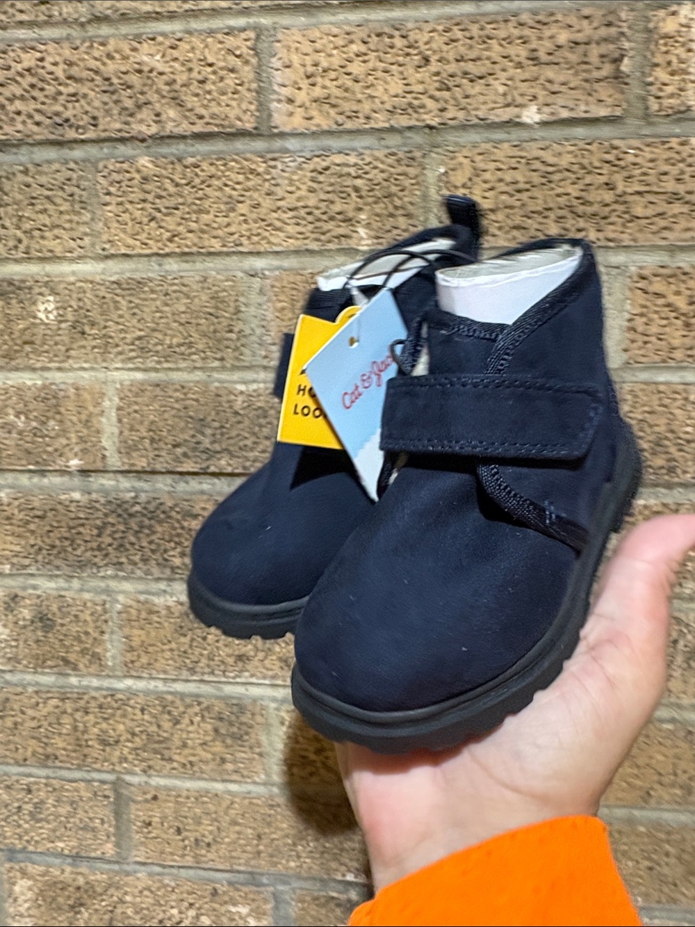 6T Cat & Jack Magnus Navy Suede boot